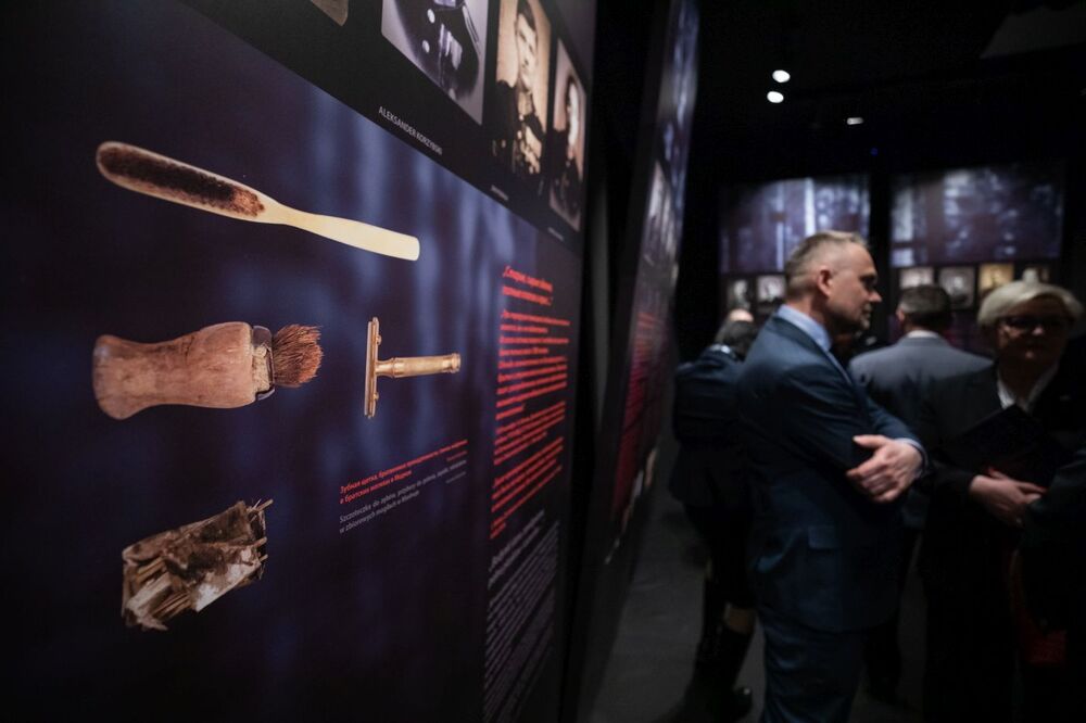 Otwarcie wystawy IPN „Ostaszków, skrzynka pocztowa nr 37” w Muzeum II Wojny Światowej – Gdańsk, 13 kwietnia 2022. Fot. Mikołaj Bujak (IPN)