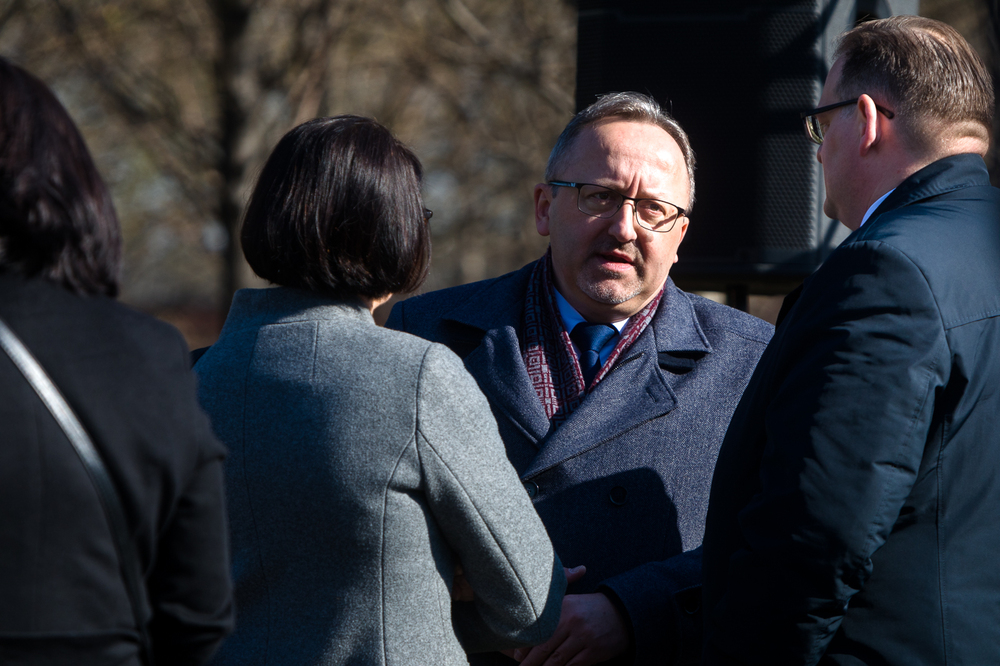 Uroczystości upamiętniające ofiary zbrodni katyńskiej – Warszawa, Muzeum Katyńskie, 13 kwietnia 2022. Fot. Sławek Kasper (IPN)