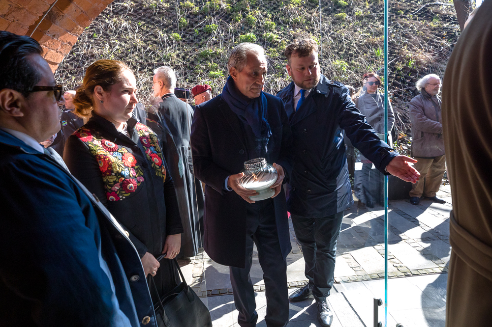 Uroczystości upamiętniające ofiary zbrodni katyńskiej – Warszawa, Muzeum Katyńskie, 13 kwietnia 2022. Fot. Sławek Kasper (IPN)