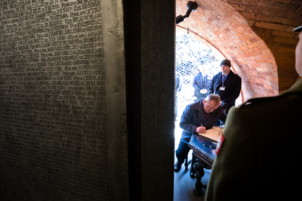 Uroczystości upamiętniające ofiary zbrodni katyńskiej – Warszawa, Muzeum Katyńskie, 13 kwietnia 2022. Fot. Sławek Kasper (IPN)