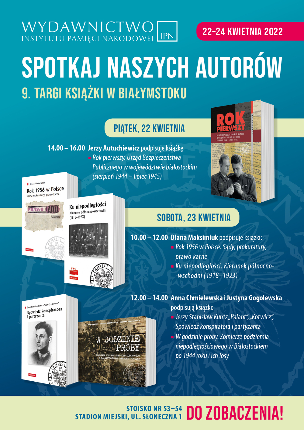 Spotkania autorskie na 9. Targach Książki w Białymstoku