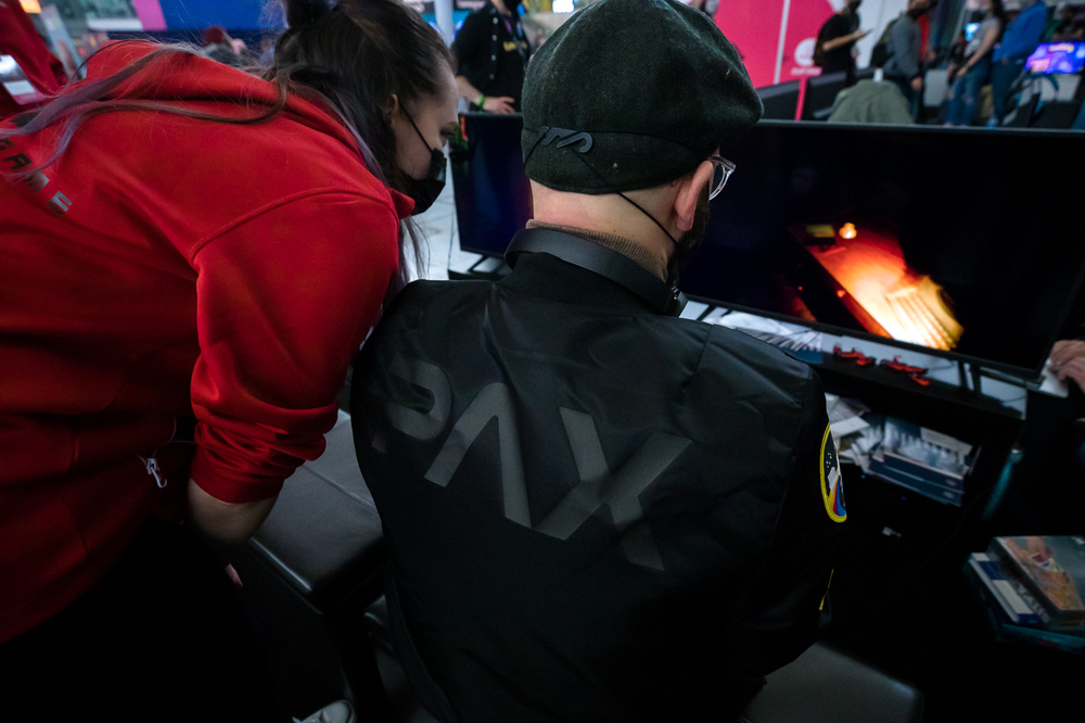 „Gra Szyfrów” na PAX East – Boston, 21 kwietnia 2022. Fot. Sławek Kasper (IPN)