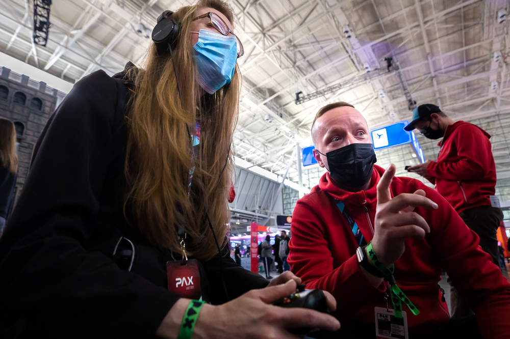 „Gra Szyfrów” na PAX East – Boston, 21 kwietnia 2022. Fot. Sławek Kasper (IPN)