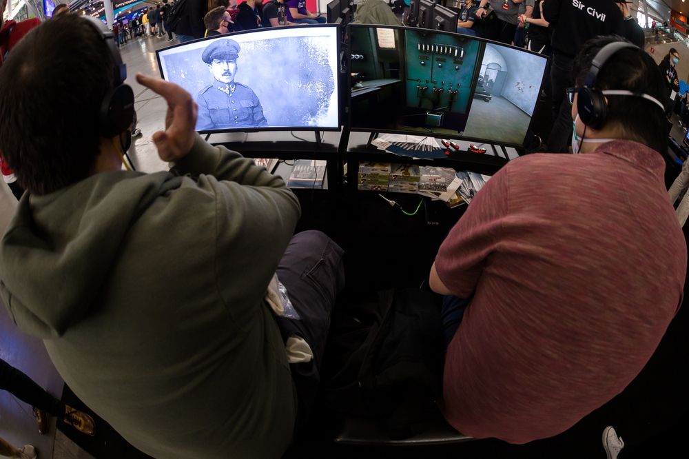 „Gra Szyfrów” na PAX East – Boston, 21 kwietnia 2022. Fot. Sławek Kasper (IPN)