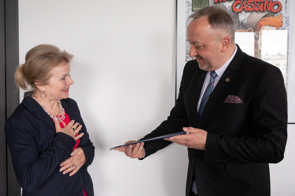 Podpisanie umowy o współpracy pomiędzy IPN a Muzeum Kościuszki w Solurze – Warszawa, 22 kwietnia 2022. Fot. mikołaj Bujak (IPN)