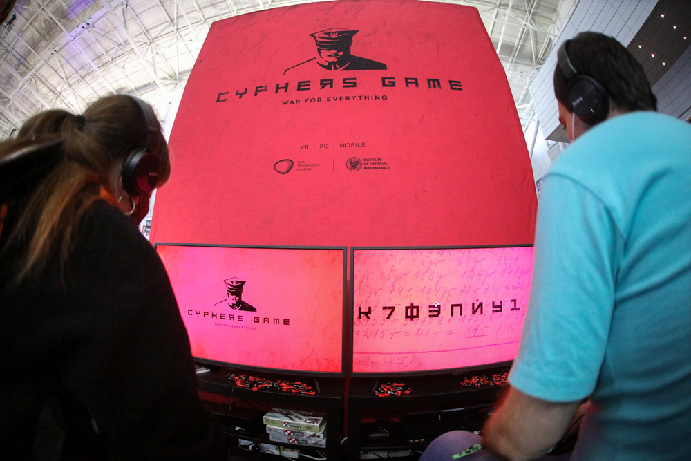 „Gra Szyfrów” na PAX East – Boston, 22 kwietnia 2022. Fot. Sławek Kasper (IPN)