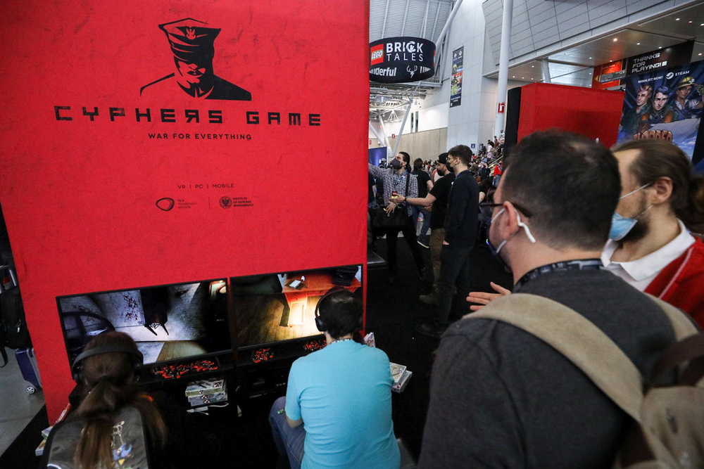 „Gra Szyfrów” na PAX East – Boston, 22 kwietnia 2022. Fot. Sławek Kasper (IPN)