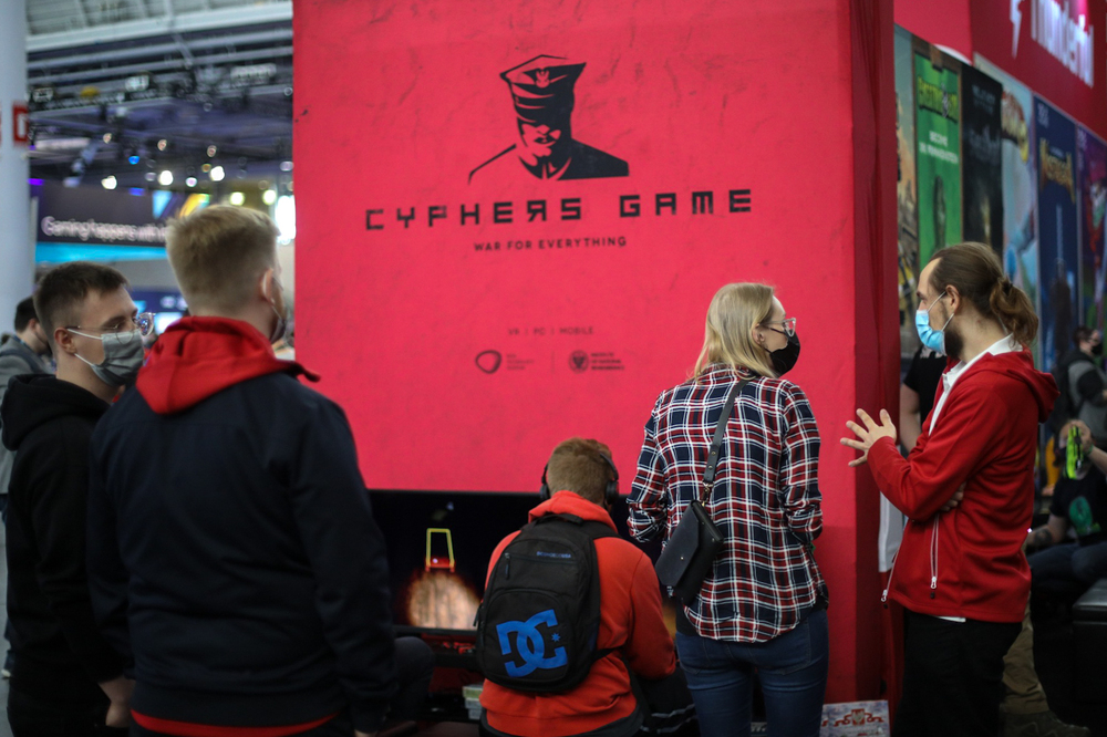 „Gra Szyfrów” na PAX East – Boston, 22 kwietnia 2022. Fot. Sławek Kasper (IPN)