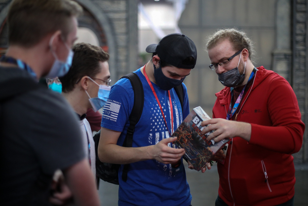 „Gra Szyfrów” na PAX East – Boston, 22 kwietnia 2022. Fot. Sławek Kasper (IPN)