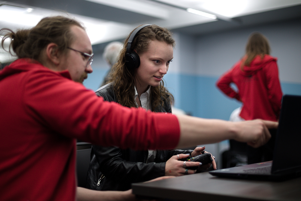 Spotkanie networkingowe w Venture Café w Cambridge – 21 kwietnia 2022. Fot. Sławek Kasper (IPN)