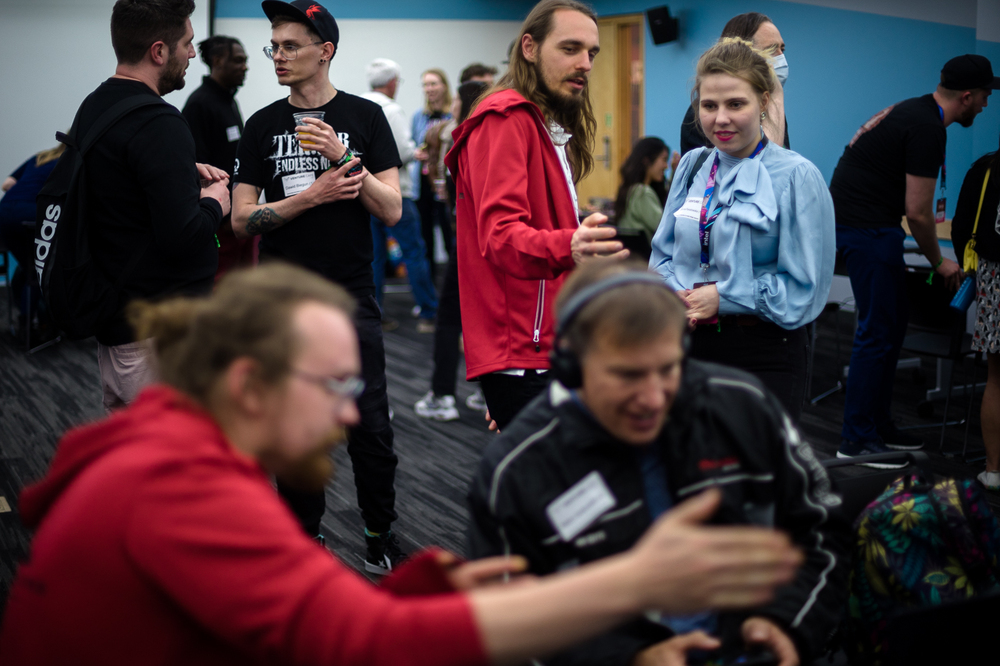 Spotkanie networkingowe w Venture Café w Cambridge – 21 kwietnia 2022. Fot. Sławek Kasper (IPN)