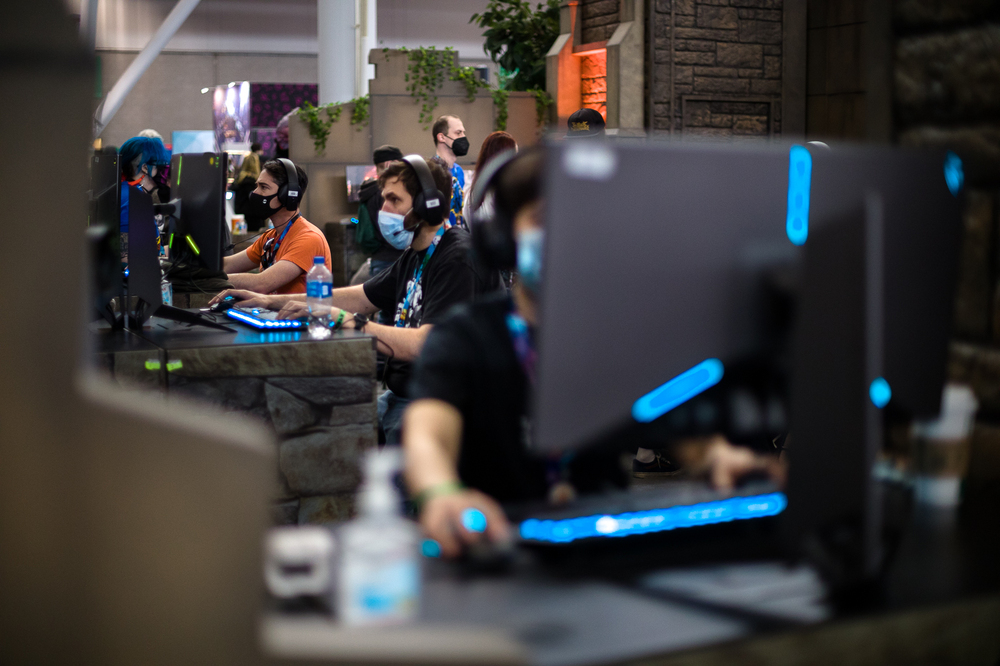 „Gra Szyfrów” na PAX East – Boston, 22 kwietnia 2022. Fot. Sławek Kasper (IPN)