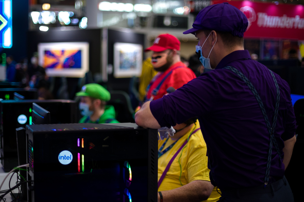 „Gra Szyfrów” na PAX East – Boston, 22 kwietnia 2022. Fot. Sławek Kasper (IPN)