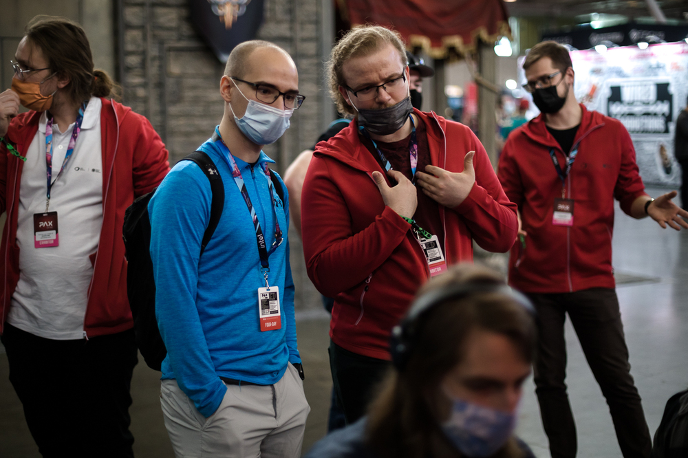 „Gra Szyfrów” na PAX East – Boston, 22 kwietnia 2022. Fot. Sławek Kasper (IPN)