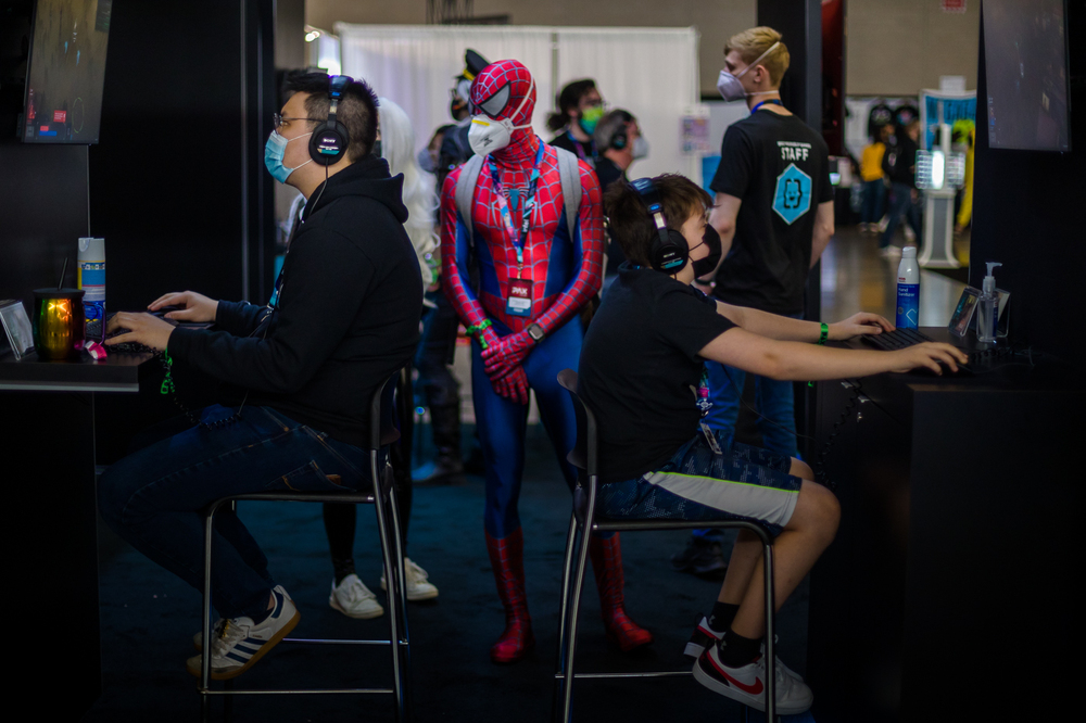 „Gra Szyfrów” na PAX East – Boston, 22 kwietnia 2022. Fot. Sławek Kasper (IPN)