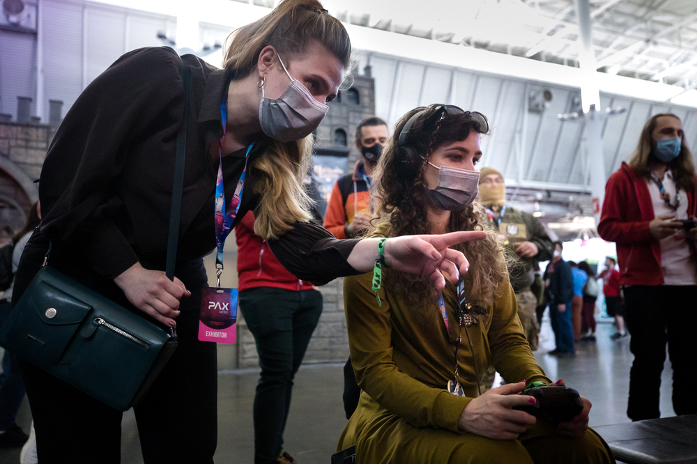 „Gra Szyfrów” na PAX East – Boston, 22 kwietnia 2022. Fot. Sławek Kasper (IPN)