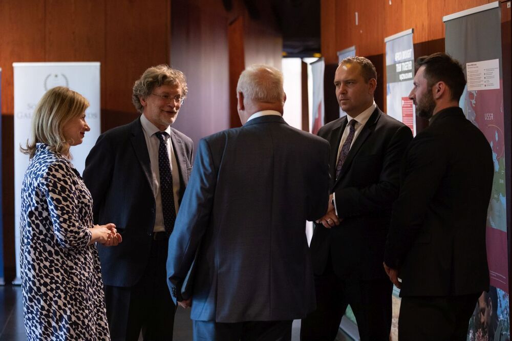 Otwarcie wystawy IPN „Szlaki Nadziei” w Pretorii (RPA) – 26 kwietnia 2022. Fot. Mikołaj Bujak (IPN)