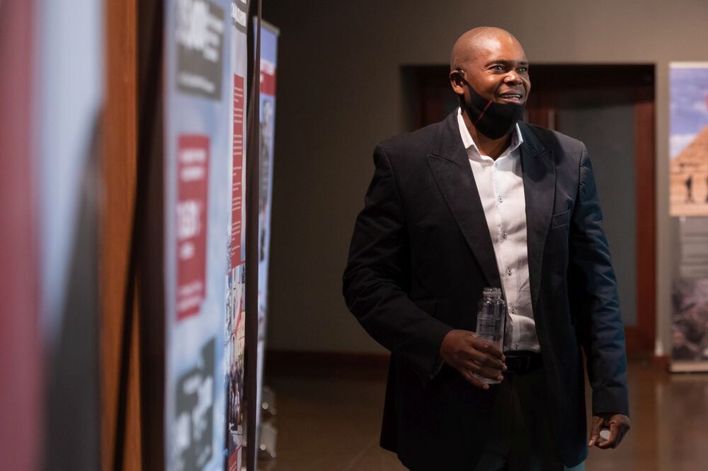 Otwarcie wystawy IPN „Szlaki Nadziei” w Pretorii (RPA) – 26 kwietnia 2022. Fot. Mikołaj Bujak (IPN)