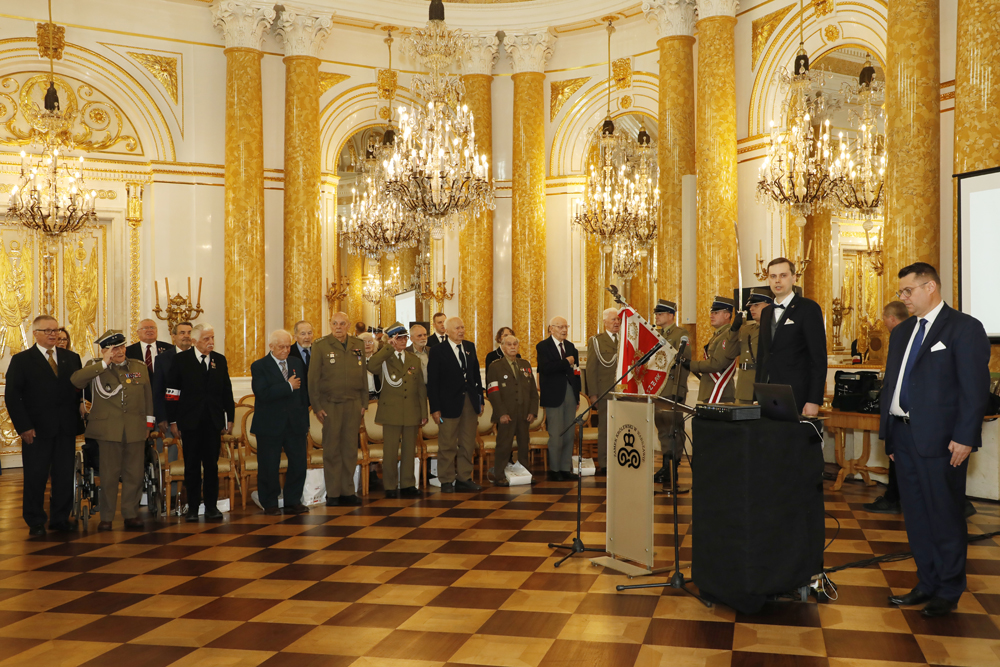 Uroczysta gala Światowego Związku Żołnierzy Armii Krajowej z okazji 80. rocznicy przemianowania ZWZ w AK – 26 kwietnia 2022. Fot. Piotr Życieński (IPN)