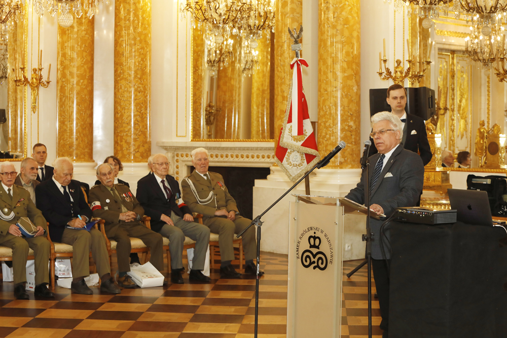 Uroczysta gala Światowego Związku Żołnierzy Armii Krajowej z okazji 80. rocznicy przemianowania ZWZ w AK – 26 kwietnia 2022. Fot. Piotr Życieński (IPN)