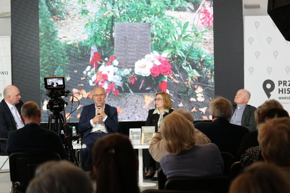 Dyskusja „Ravensbrück – pamięć o ofiarach niemieckiej zbrodni” – 27 kwietnia 2022. Fot. Aleksandra Wierzchowska (IPN)