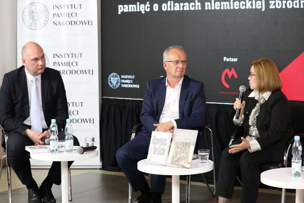 Dyskusja „Ravensbrück – pamięć o ofiarach niemieckiej zbrodni” – 27 kwietnia 2022. Fot. Aleksandra Wierzchowska (IPN