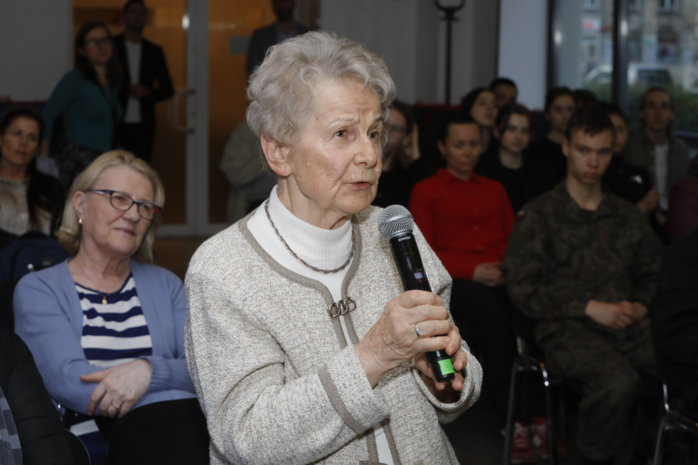 Dyskusja „Ravensbrück – pamięć o ofiarach niemieckiej zbrodni” – 27 kwietnia 2022. Fot. Piotr Życieński (IPN)