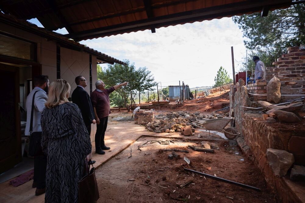 Wizyta przedstawicieli IPN w Walkerville – 28 kwietnia 2022. Fot. Mikołaj Bujak (IPN)