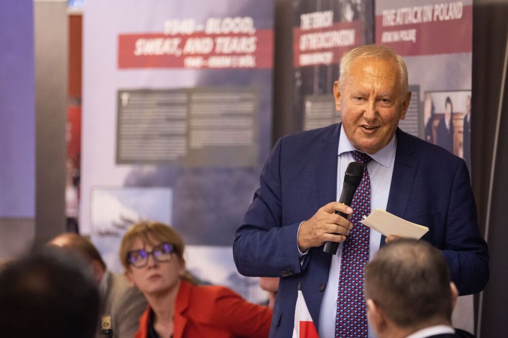 Ambasador RP w Republice Południowej Afryki Andrzej Kanthak. Spotkanie z Polonią i przedstawicielami Związku Sybiraków – Johannesburg, 28 kwietnia 2022. Fot. Mikołaj Bujak (IPN)