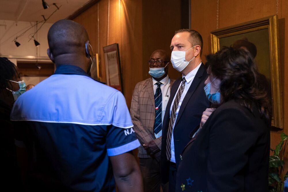 Przedstawiciele IPN z wizytą w archiwum w Harare (Zimbabwe) – 29 kwietnia 2022. Fot. Mikołaj Bujak (IPN)