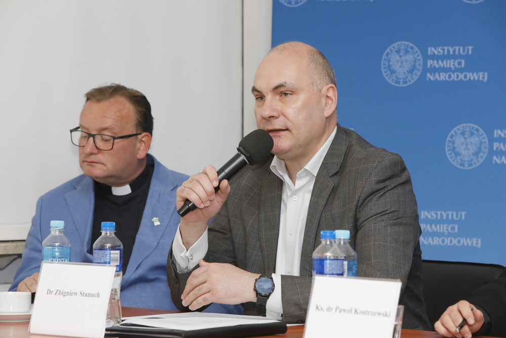Ogólnopolska konferencja naukowa „Księża dla władzy groźni. Duchowni współpracujący z opozycją (1976–1989) cz. III” – Warszawa, 5 maja 2022. Fot. Piotr Życieński (IPN)