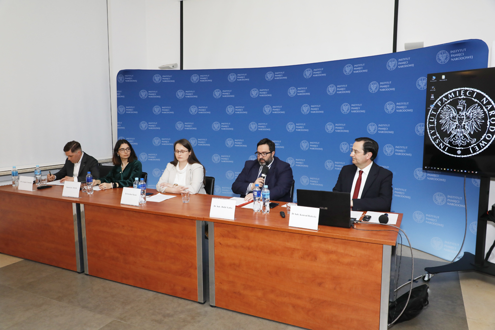 Ogólnopolska konferencja naukowa „Księża dla władzy groźni. Duchowni współpracujący z opozycją (1976–1989) cz. III” – Warszawa, 5 maja 2022. Fot. Piotr Życieński (IPN)