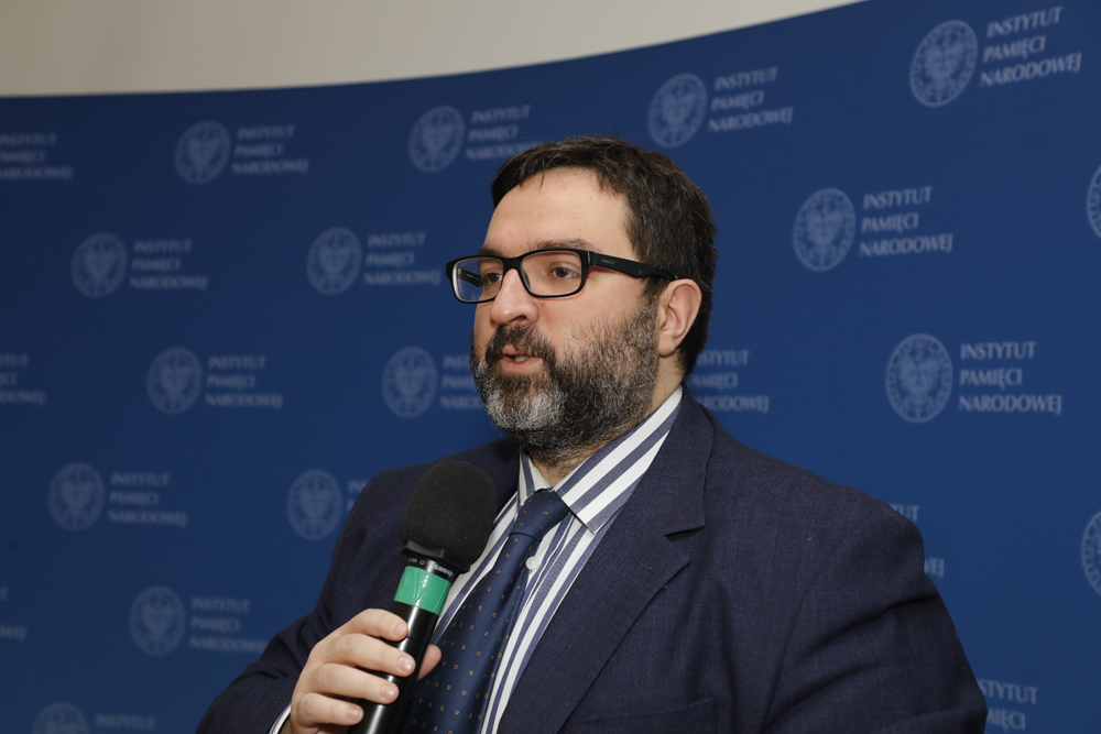 Ogólnopolska konferencja naukowa „Księża dla władzy groźni. Duchowni współpracujący z opozycją (1976–1989) cz. III” – Warszawa, 5 maja 2022. Fot. Piotr Życieński (IPN)