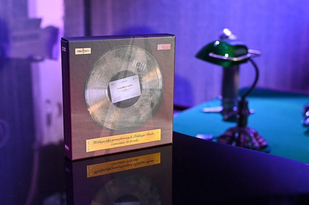 Premiera albumu „Kolekcja płyt gramofonowych Polskiego Radia z września 1939 roku” – Warszawa, 6 maja 2022 (Fot. Polskie Radio 24)