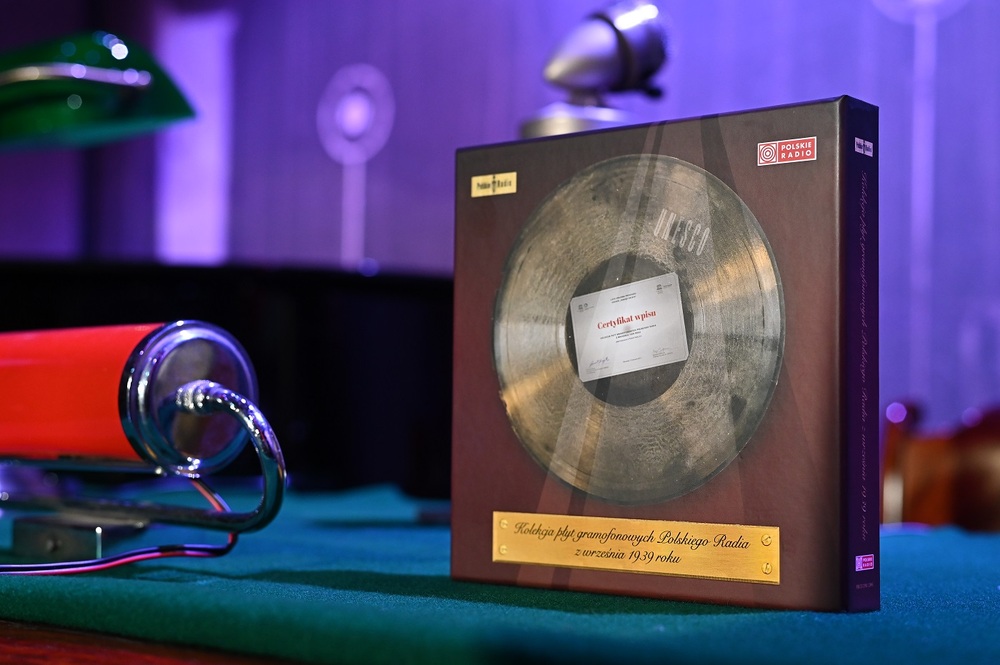 Premiera albumu „Kolekcja płyt gramofonowych Polskiego Radia z września 1939 roku” – Warszawa, 6 maja 2022 (Fot. Polskie Radio 24)