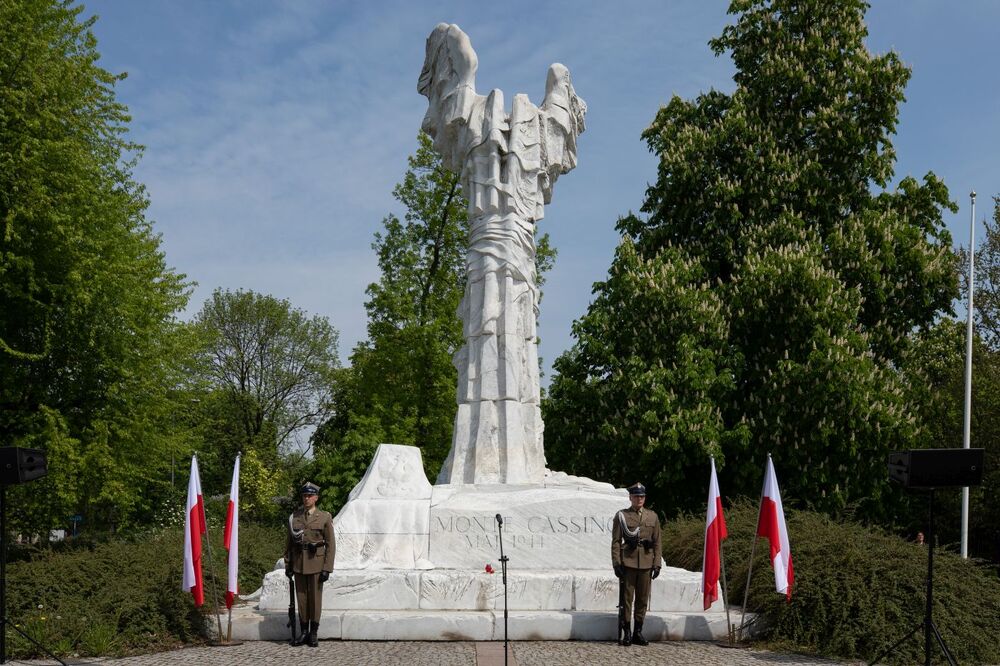 Uroczystości w 78. rocznicę rozpoczęcia bitwy o Monte Cassino – Warszawa, 11 maja 2022. Fot. Mikołaj Bujak (IPN)