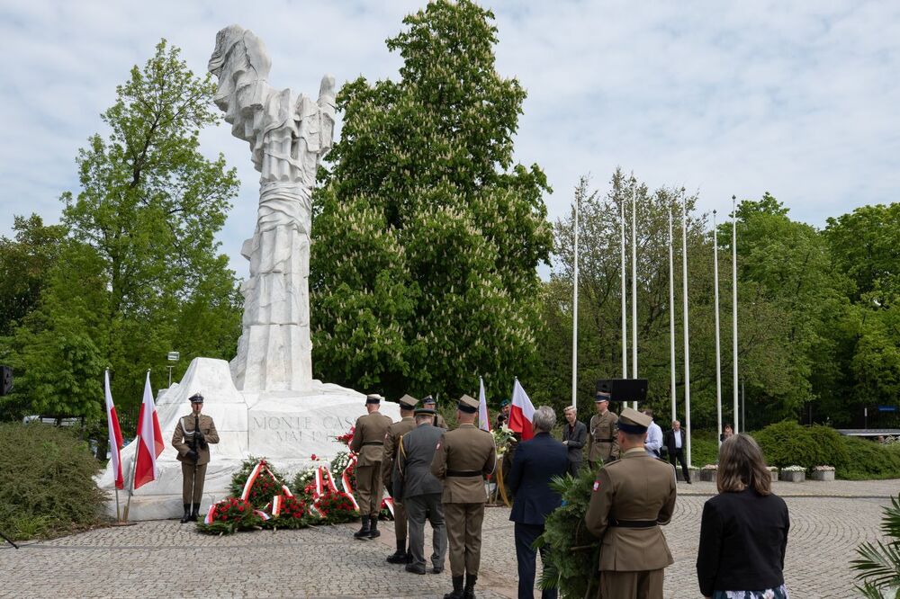 Uroczystości w 78. rocznicę rozpoczęcia bitwy o Monte Cassino – Warszawa, 11 maja 2022. Fot. Mikołaj Bujak (IPN)