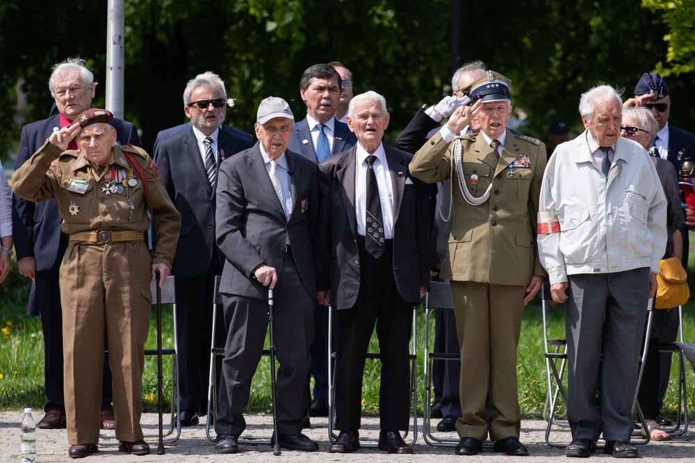 Uroczystości w 78. rocznicę rozpoczęcia bitwy o Monte Cassino – Warszawa, 11 maja 2022. Fot. Mikołaj Bujak (IPN)