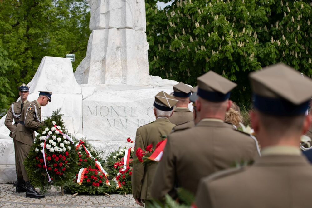 Uroczystości w 78. rocznicę rozpoczęcia bitwy o Monte Cassino – Warszawa, 11 maja 2022. Fot. Mikołaj Bujak (IPN)