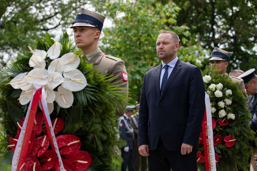 Prezes IPN dr Karol Nawrocki podczas uroczystości w 78. rocznicę rozpoczęcia bitwy o Monte Cassino – Warszawa, 11 maja 2022. Fot. Mikołaj Bujak (IPN)