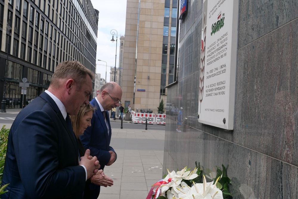 Obchody 41. rocznicy rejestracji NSZZ Rolników Indywidualnych „Solidarność” – Warszawa, 12 maja 2022. Fot. Katarzyna Pronobis (IPN)