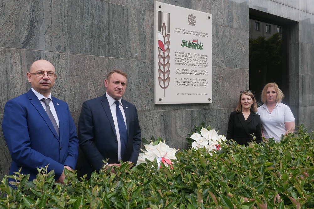 Obchody 41. rocznicy rejestracji NSZZ Rolników Indywidualnych „Solidarność” – Warszawa, 12 maja 2022. Fot. Katarzyna Pronobis (IPN)