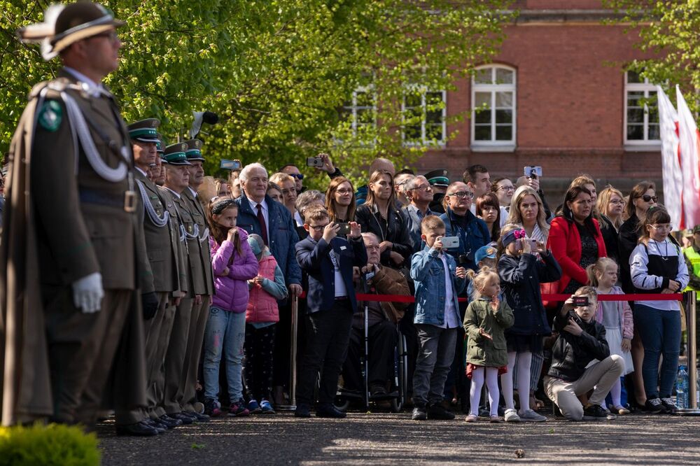 Uroczyste obchody święta Straży Granicznej – Koszalin, 12 maja 2022. Fot. Mikołaj Bujak (IPN)