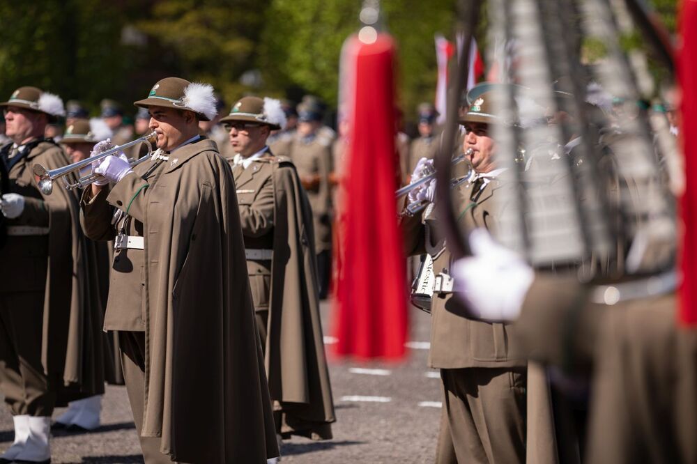 Uroczyste obchody święta Straży Granicznej – Koszalin, 12 maja 2022. Fot. Mikołaj Bujak (IPN)