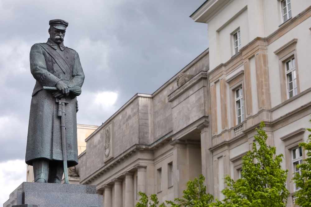Uroczystości upamiętniające 87. rocznicę śmierci Józefa Piłsudskiego oraz 52. rocznicę śmierci gen. Władysława Andersa – Warszawa, 12 maja 2022. Fot. Sławek Kasper (IPN)