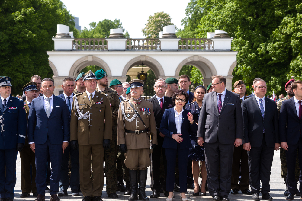 Uroczystości upamiętniające 87. rocznicę śmierci Józefa Piłsudskiego oraz 52. rocznicę śmierci gen. Władysława Andersa – Warszawa, 12 maja 2022. Fot. Sławek Kasper (IPN)