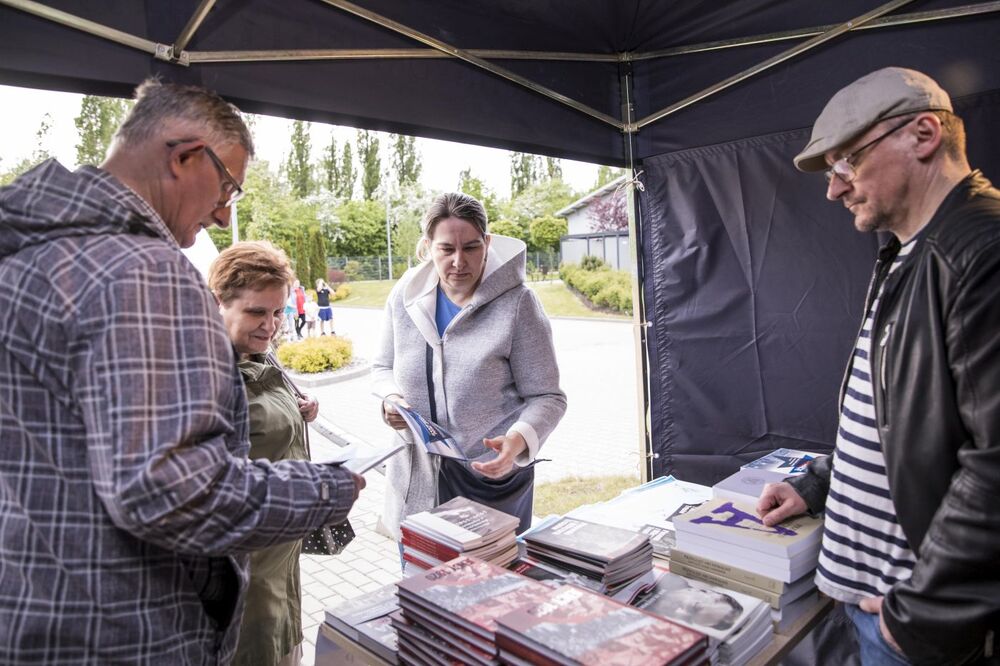 Noc Muzeów w Archiwum IPN. Stoisko Wydawnictwa IPN – 14 maja 2022. Fot. Katarzyna Adamów (IPN)