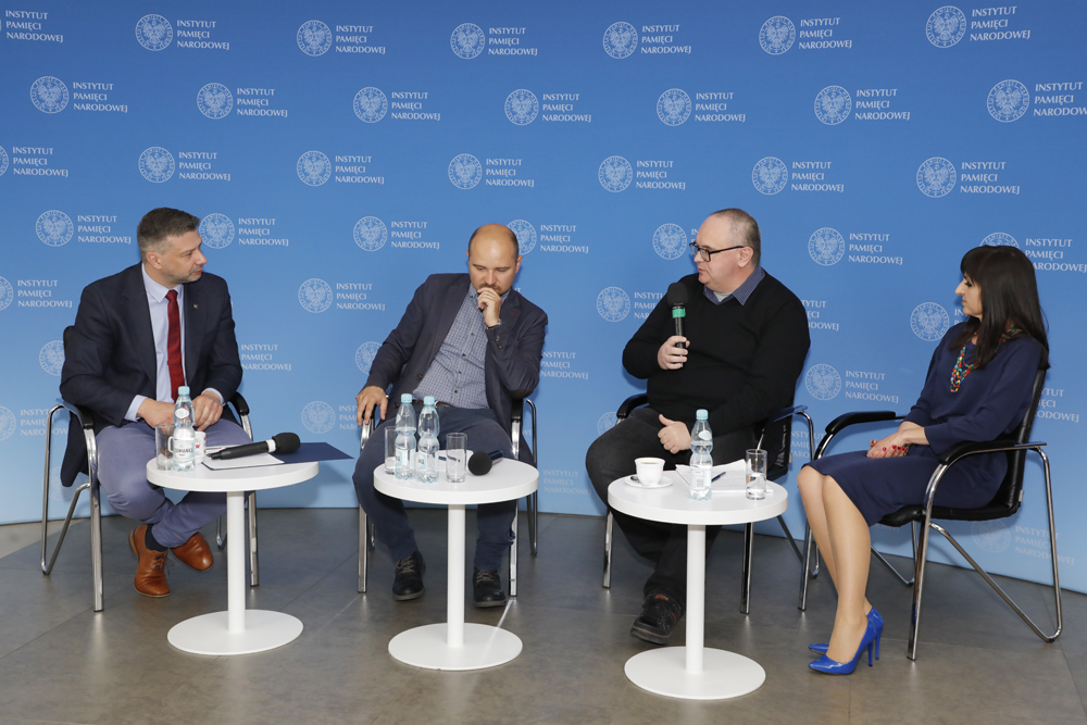 Dyskusja o Studenckich Komitetach Solidarności z cyklu „Między mitem a rzeczywistością – najważniejsze wydarzenia XX wieku” – Warszawa, 18 maja 2022. Fot. Piotr Życieński (IPN)
