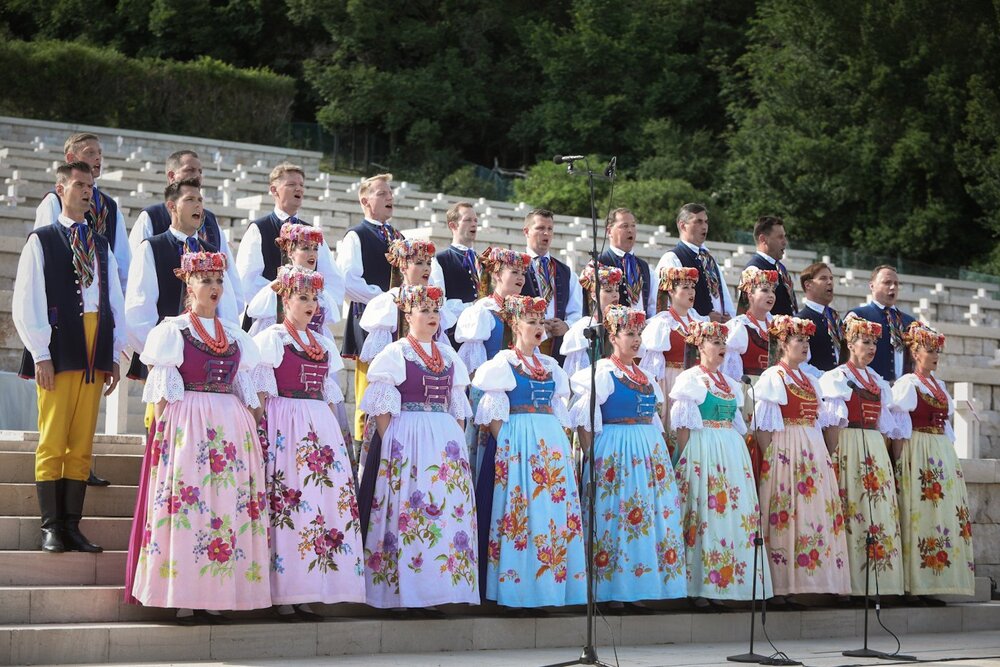 Msza św. na Polskim Cmentarzu Wojennym na Monte Cassino – 18 maja 2022. Fot. Sławek Kasper (IPN)