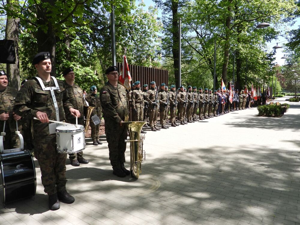 Odsłonięcie pomnika Emila Czecha, żołnierza spod Monte Cassino – 18 maja 2022. Fot.IPN